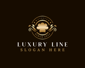 Luxury Floral Toque logo design