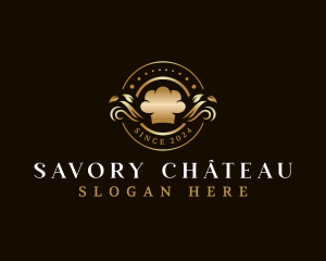 Luxury Floral Toque logo design