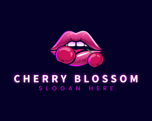 Sexy Cherry Lips logo design