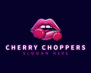 Sexy Cherry Lips logo design