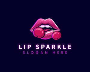 Sexy Cherry Lips logo design