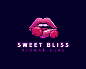 Sexy Cherry Lips logo design