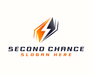 Thunder Bolt Electricity logo design