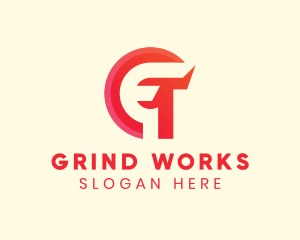 Red Letter G Repair logo design