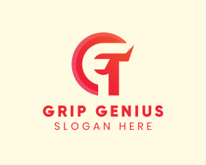 Red Letter G Repair logo design