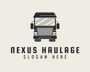 Vehicle Transport Truck logo design