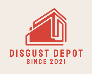 Industrial Warehouse Building  logo design