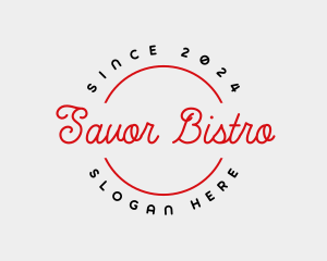 Bistro Bar Business logo design