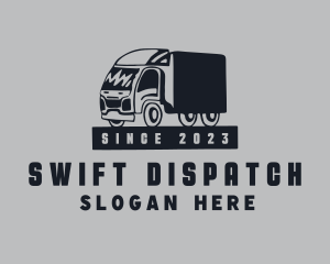 Retro Shipping Truck  logo