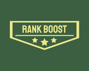 Army Rank Badge logo design