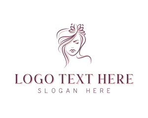 Floral Hairdresser Salon logo