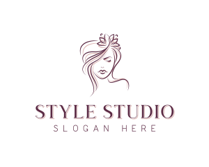 Floral Hairdresser Salon logo