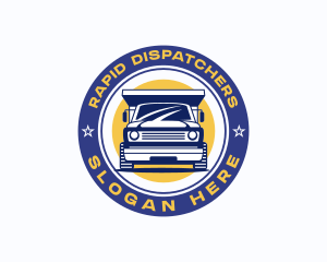 Trucking Dispatch Transport logo design