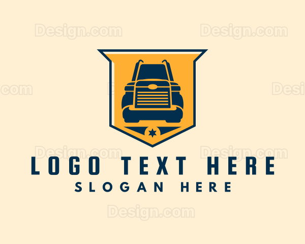 Freight Truck Transport Logo