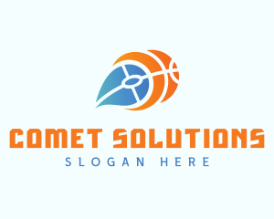 Basketball Fiery Comet logo