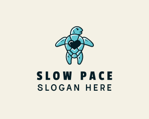 Cute Turtle Pet logo design