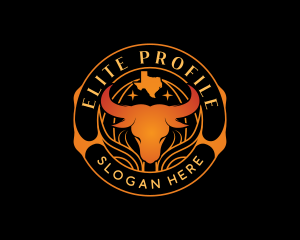 Bull Livestock Farm Logo