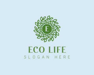 Natural Wreath Spa logo design