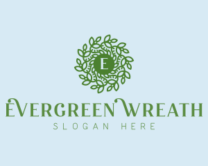 Natural Wreath Spa logo design