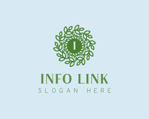 Natural Wreath Spa logo design