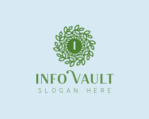 Natural Wreath Spa logo design