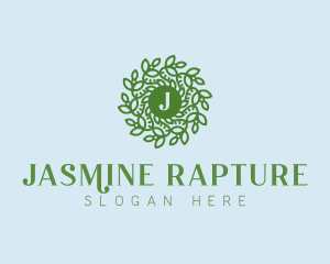 Natural Wreath Spa logo design