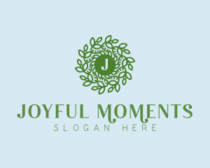 Natural Wreath Spa logo design