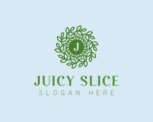 Natural Wreath Spa logo design