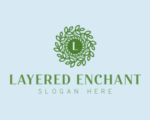 Natural Wreath Spa logo design