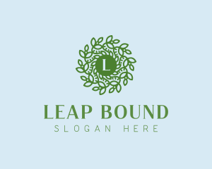 Natural Wreath Spa logo design