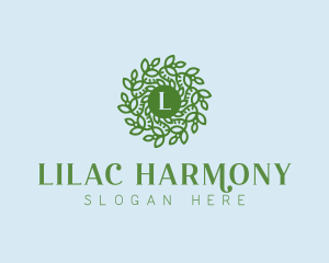 Natural Wreath Spa logo design