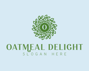 Natural Wreath Spa logo design