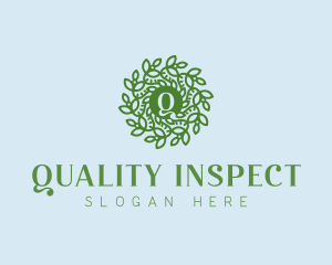 Natural Wreath Spa logo design