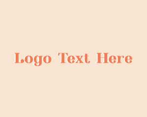 Funky Serif Hipster Brand logo