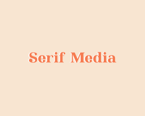 Funky Serif Hipster Brand logo design