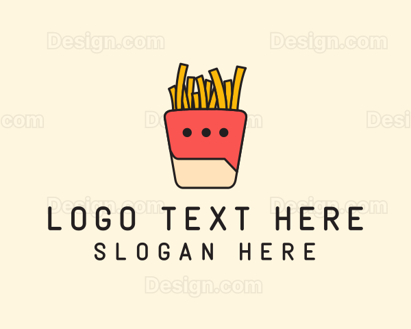 French Fries Chat Logo