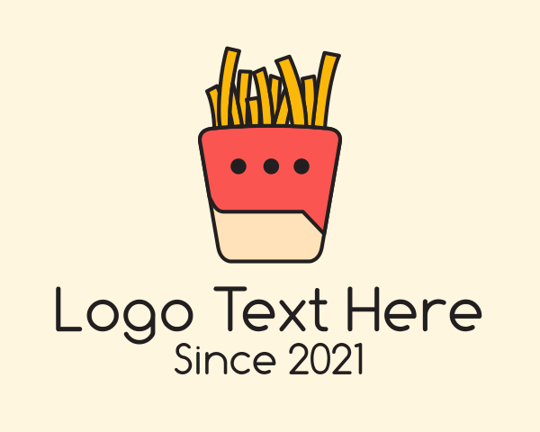 Chat Bubble logo example 1