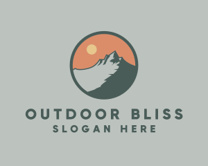 Mountain Peak Tour logo design