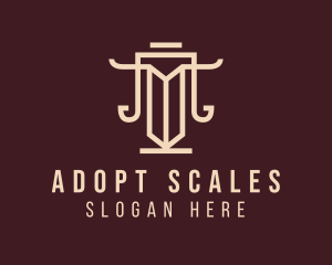 Legal Sword Scale logo design