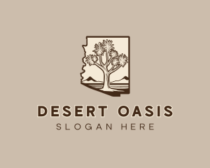 Joshua Tree Arizona Desert logo design