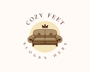 Lounge Sofa Furniture logo design