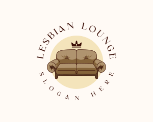 Lounge Sofa Furniture logo design