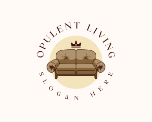 Lounge Sofa Furniture logo design