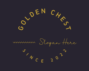 Golden Studio Business logo design