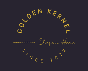 Golden Studio Business logo design