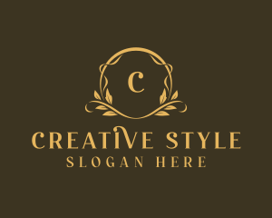 Floral Wedding Styling logo design