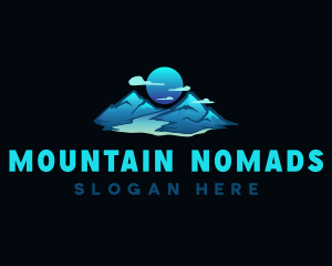 Mountain River Camping logo design