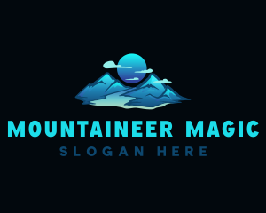 Mountain River Camping logo design