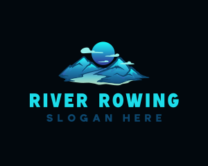 Mountain River Camping logo design