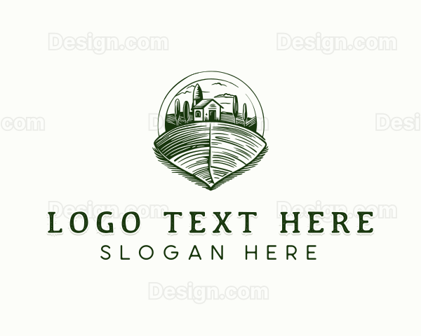 Vintage Farm Landscaping Logo